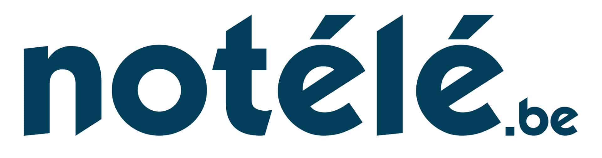 logo de la chaîne de télévision notélé. Média de proximité de référence en wallonie-picarde